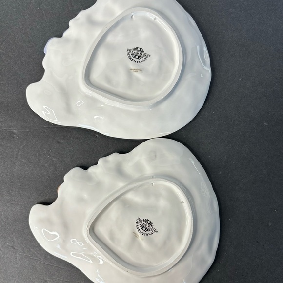 Vintage Fitz and Floyd Bunny Canape Plate Easter Set Of 2 - Picture 2 of 6